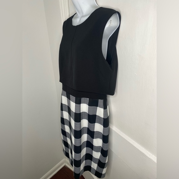 TOCCIN (NY) NWT Black and White Checkered Dress - Picture 14 of 14